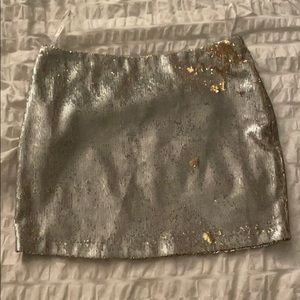 Brand new sequin mini skirt